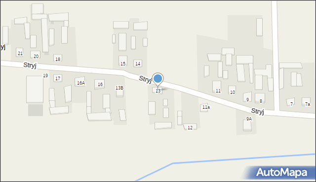 Stryj, Stryj, 13, mapa Stryj
