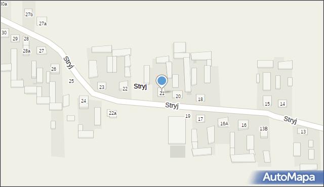 Stryj, Stryj, 21, mapa Stryj