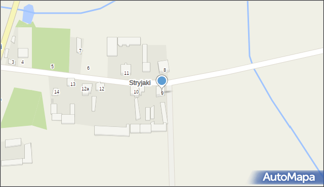 Stryjaki, Stryjaki, 9, mapa Stryjaki
