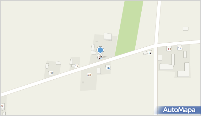 Stryje Paskowe, Stryje Paskowe, 17, mapa Stryje Paskowe