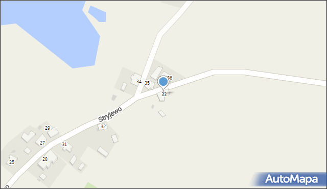 Stryjewo, Stryjewo, 33, mapa Stryjewo