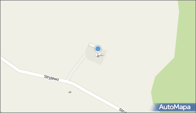 Stryjewo, Stryjewo, 48, mapa Stryjewo