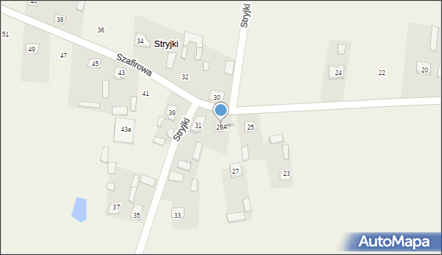 Stryjki, Stryjki, 29A, mapa Stryjki