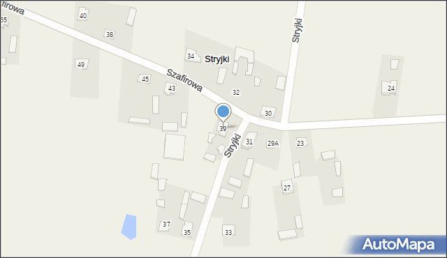 Stryjki, Stryjki, 39, mapa Stryjki