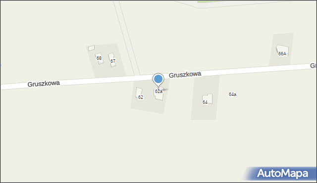 Stryjki, Stryjki, 62a, mapa Stryjki