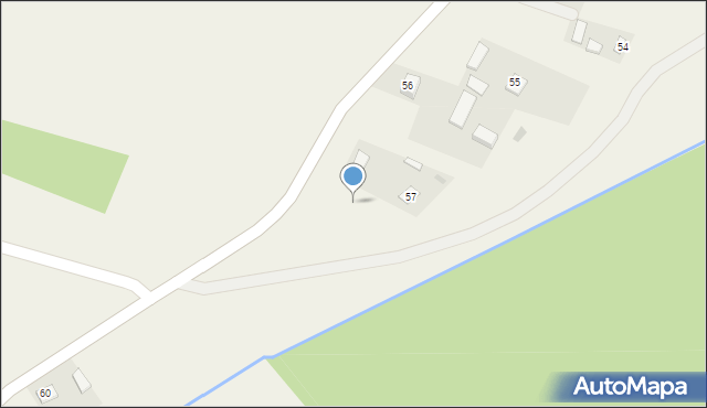 Stryjno Drugie, Stryjno Drugie, 57a, mapa Stryjno Drugie