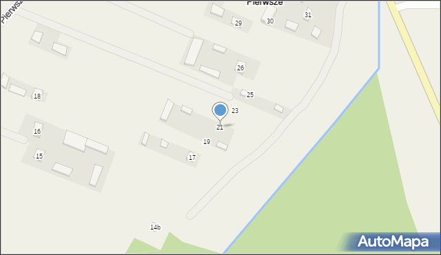 Stryjno Pierwsze, Stryjno Pierwsze, 21, mapa Stryjno Pierwsze