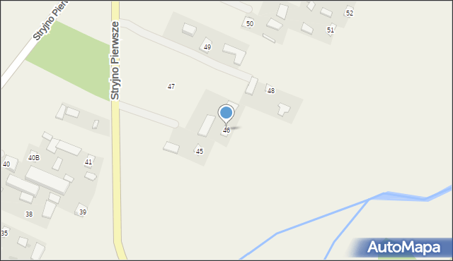 Stryjno Pierwsze, Stryjno Pierwsze, 46, mapa Stryjno Pierwsze