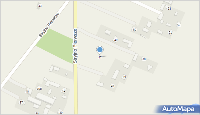 Stryjno Pierwsze, Stryjno Pierwsze, 47, mapa Stryjno Pierwsze