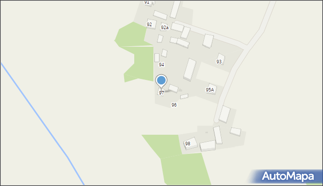 Stryjno Pierwsze, Stryjno Pierwsze, 97, mapa Stryjno Pierwsze