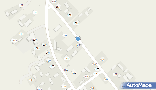 Stryjów, Stryjów, 154, mapa Stryjów