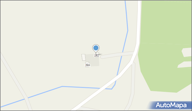 Stryjów, Stryjów, 181, mapa Stryjów