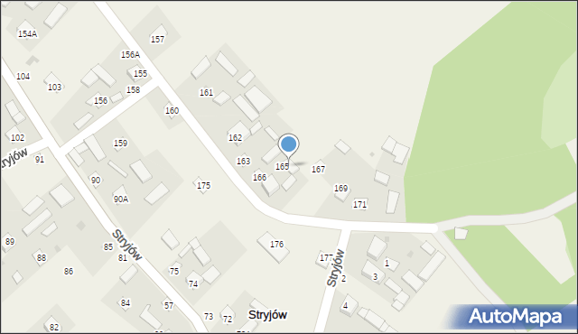 Stryjów, Stryjów, 61, mapa Stryjów