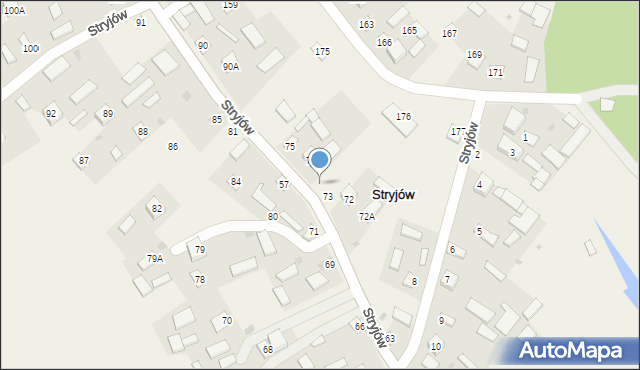 Stryjów, Stryjów, 77, mapa Stryjów