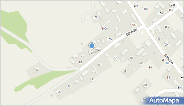 Stryjów, Stryjów, 99, mapa Stryjów