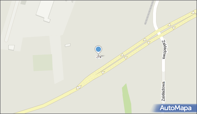 Stryków, Stefana Batorego, 27a, mapa Stryków