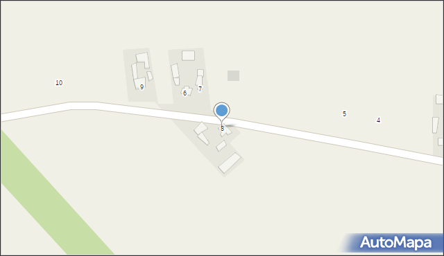 Strykowice Błotne, Strykowice Błotne, 8, mapa Strykowice Błotne