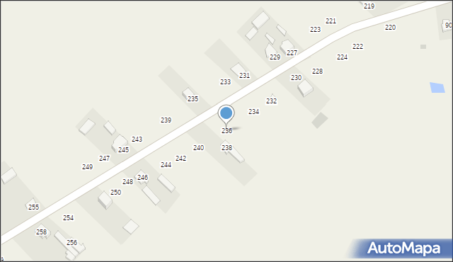 Strykowice Górne, Strykowice Górne, 236, mapa Strykowice Górne