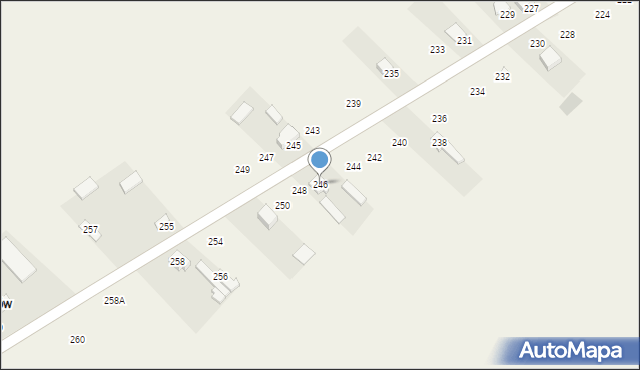 Strykowice Górne, Strykowice Górne, 246, mapa Strykowice Górne