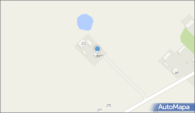 Strykowice Górne, Strykowice Górne, 269, mapa Strykowice Górne