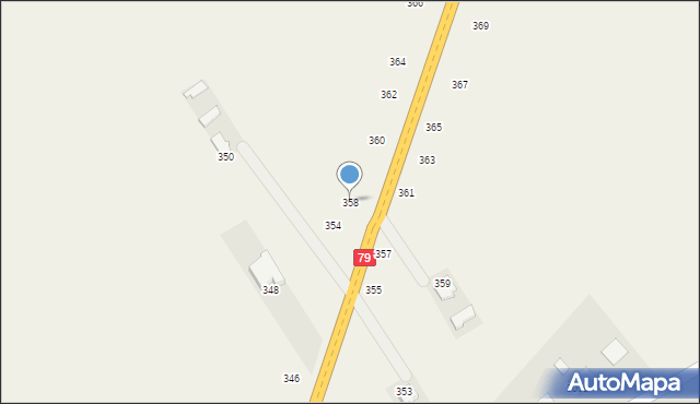 Strykowice Górne, Strykowice Górne, 358, mapa Strykowice Górne