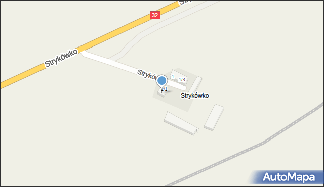 Strykówko, Strykówko, 2/2, mapa Strykówko