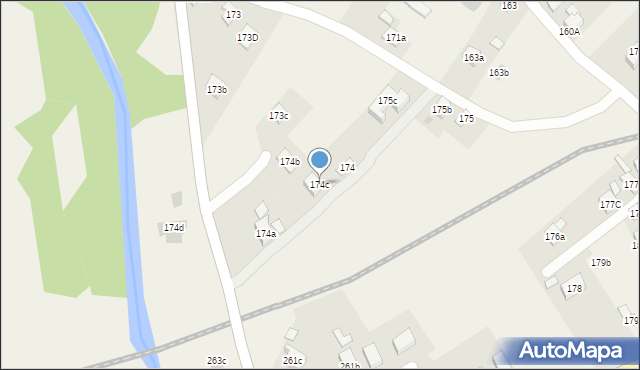 Stryszawa, Stryszawa, 174c, mapa Stryszawa