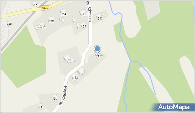 Stryszawa, Stryszawa, 1F, mapa Stryszawa