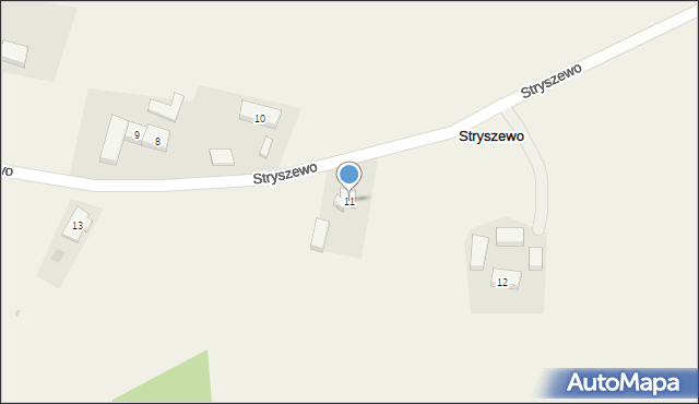 Stryszewo, Stryszewo, 11, mapa Stryszewo