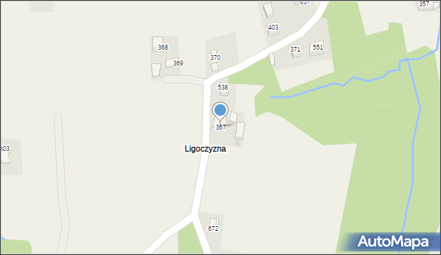 Stryszów, Stryszów, 367, mapa Stryszów
