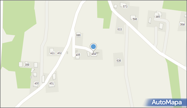 Stryszów, Stryszów, 404, mapa Stryszów