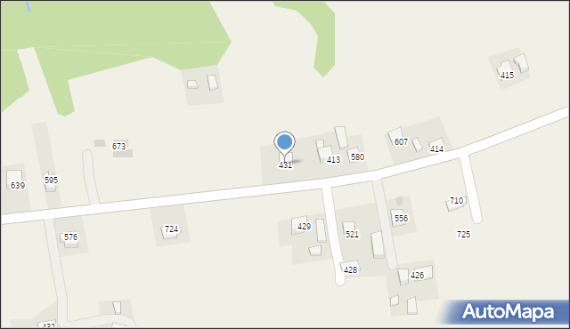 Stryszów, Stryszów, 431, mapa Stryszów