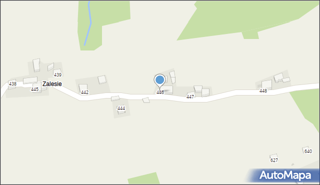 Stryszów, Stryszów, 446, mapa Stryszów