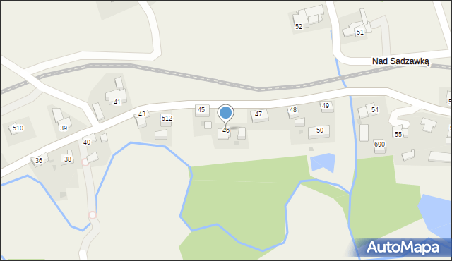 Stryszów, Stryszów, 46, mapa Stryszów