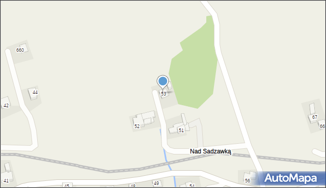 Stryszów, Stryszów, 53, mapa Stryszów