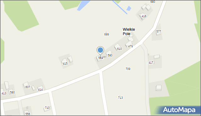 Stryszów, Stryszów, 584, mapa Stryszów