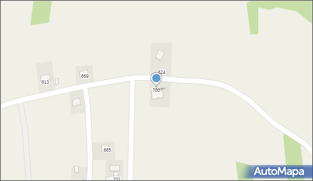 Stryszów, Stryszów, 700, mapa Stryszów