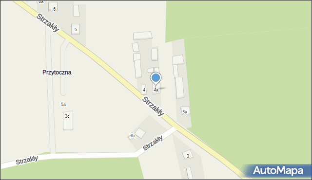 Strzakły, Strzakły, 4a, mapa Strzakły