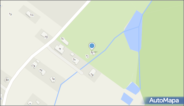 Strzałki, Strzałki, 7c, mapa Strzałki