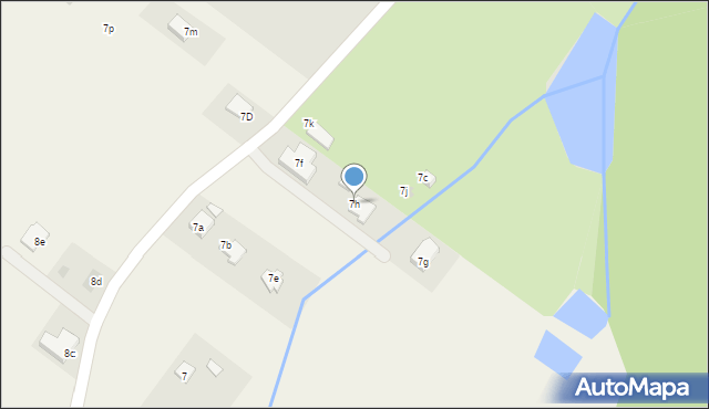 Strzałki, Strzałki, 7h, mapa Strzałki