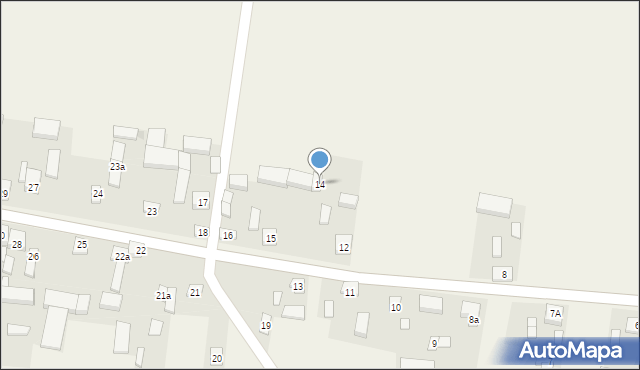 Strzałki, Strzałki, 14, mapa Strzałki