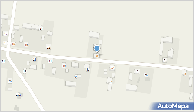 Strzałki, Strzałki, 8, mapa Strzałki