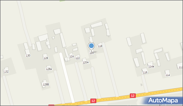 Strzałków, Strzałków, 120, mapa Strzałków