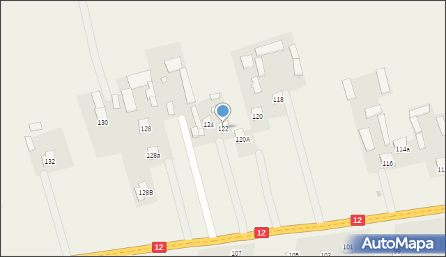 Strzałków, Strzałków, 122, mapa Strzałków