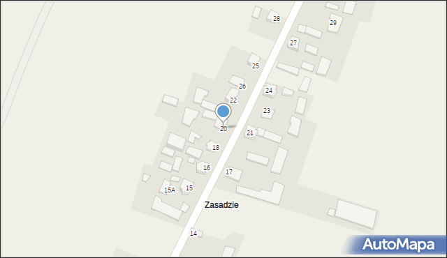 Strzałków, Strzałków, 20, mapa Strzałków