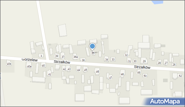 Strzałków, Strzałków, 35, mapa Strzałków