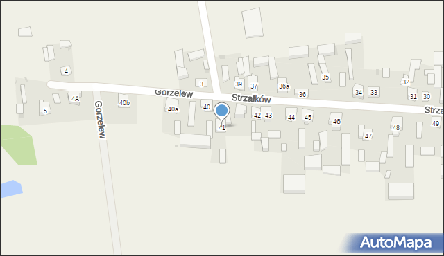 Strzałków, Strzałków, 41, mapa Strzałków