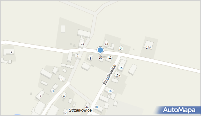 Strzałkowice, Strzałkowice, 10, mapa Strzałkowice
