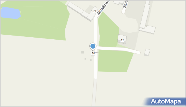 Strzałkowice, Strzałkowice, 26, mapa Strzałkowice