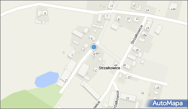Strzałkowice, Strzałkowice, 4, mapa Strzałkowice